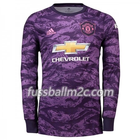 Fußballtrikots Manchester United Torwart Heim Trikotsatz 2019-2020 Langarm Fußballtrikots Manchester United Torwart Heim Trikotsatz 2019-2020 Langarm